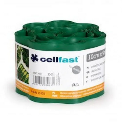 Обмежувач клумбовий 10см зелений (довж. 9м) Cellfast (Польща) 00903 фото