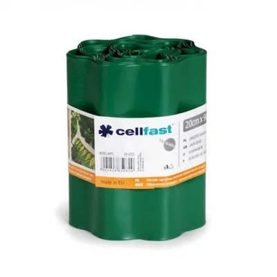 Обмежувач клумбовий 20 см зелений (довж. 9м), Cellfast  00905 фото