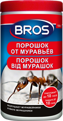 Порошок від мурах Bros, 100 г 00808 фото