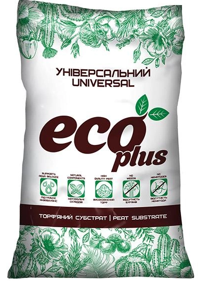 Субстрат ECO PLUS універсальний, 10л 01187 фото