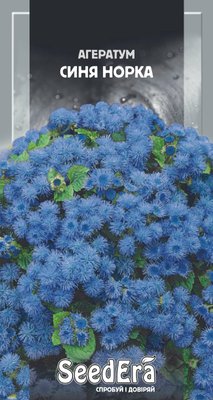 Квіти Агератум Синя Норка 0,2 г, SeedEra 00216 фото